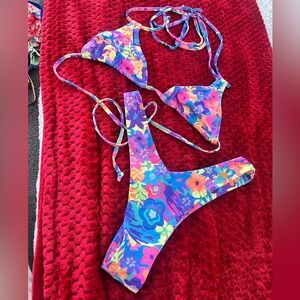 Kulani Kinis Vibrant Floral Bikini Set